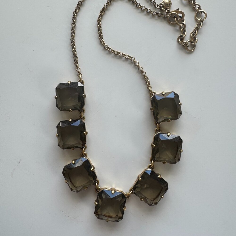 J. Crew Gemstone Statement Necklace